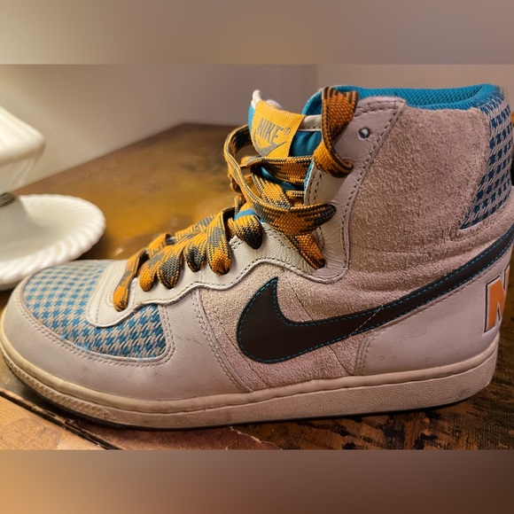 Vintage Nike Hightop Houndstooth Court Force - Picture 5 of 9
